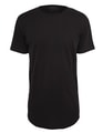 Heren T-shirt Extra Lang Build Your Brand BY028 Zwart